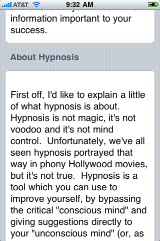 lose weight hypnosis iphone app