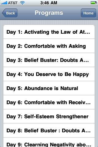hypnosis law of attraction iphone app